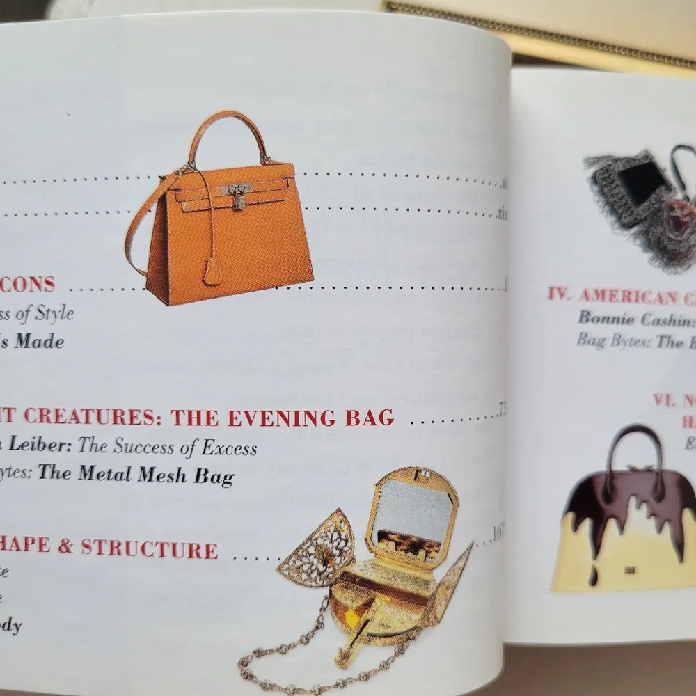 Handbags: The Power of the Purse Anna Johnson ~ Softcover 2002 ~ Fashion